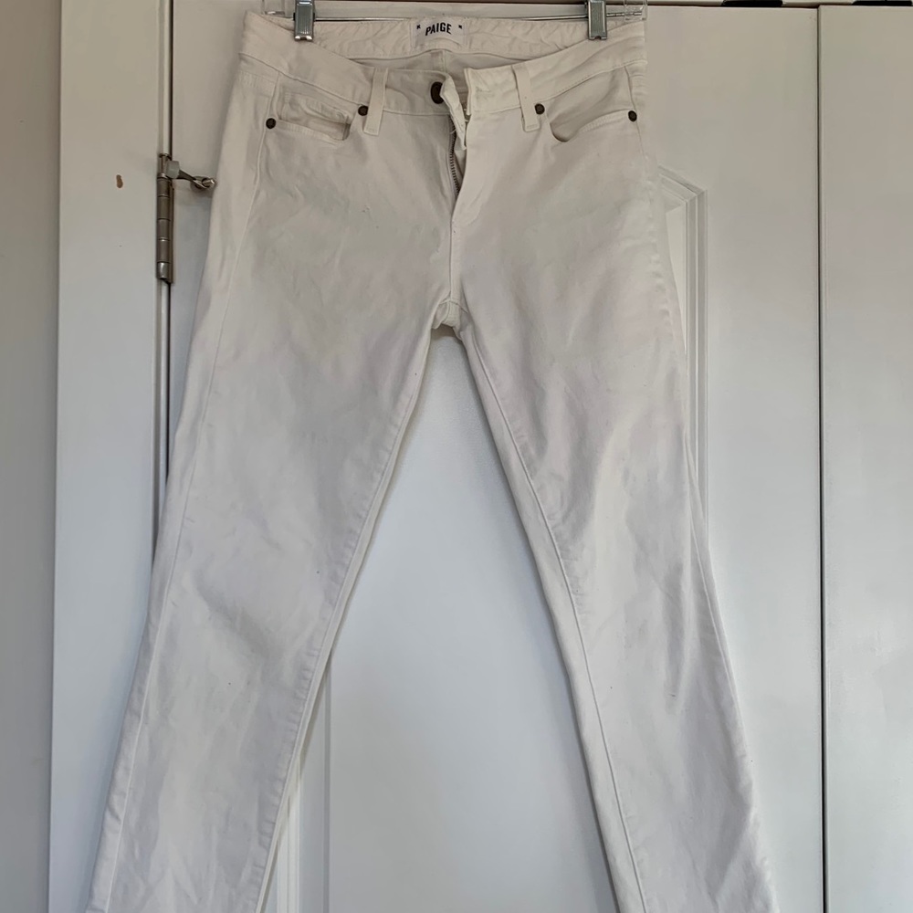 Paige Skyline Ankle Skinny Jeans - Size 28